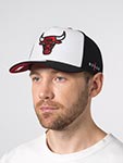 Бейсболка MITCHELL NESS арт. HP13210-CBUWHRD Chicago Bulls NBA (черный / белый)